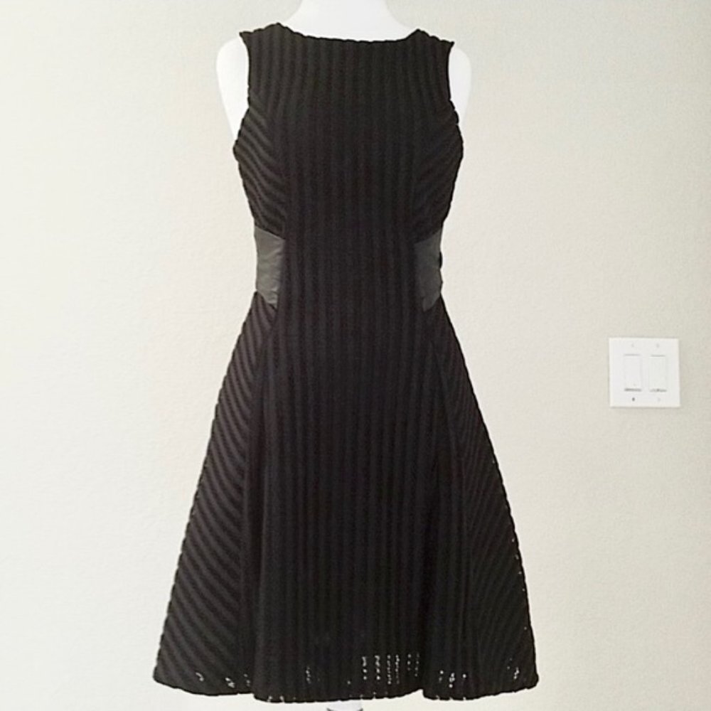 Dance & Marvel Cross Low Back Black Dress